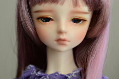 Ffion with pink hair