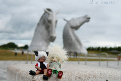 at the Kelpies