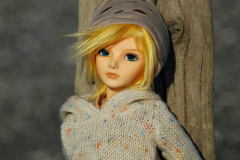 The boy at the ocean