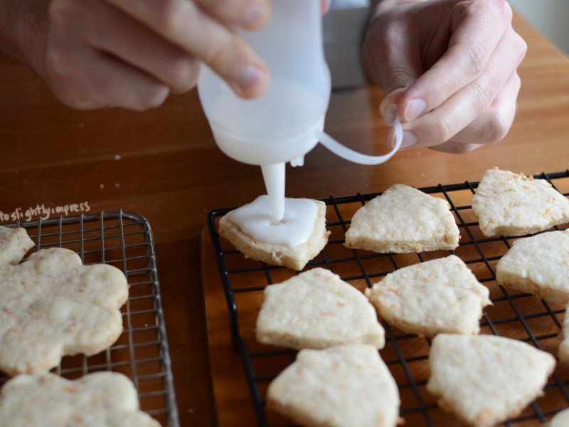 Lime Coconut Shortbread