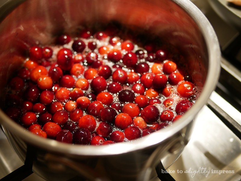 Orange Swissroll with Cranberry Mousse