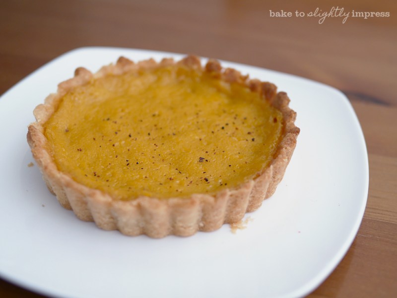 Maple Custard Tart