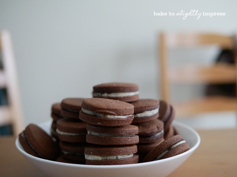 Chocolate & Coffee Sandwich Biscuits